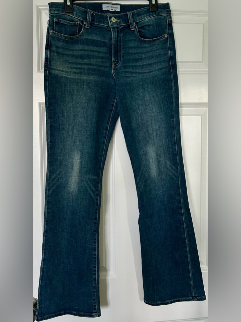 Lucky Brand Women's Dark Indigo Sweet Mid Rise Boot Jeans